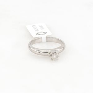ANILLO 18K P. FINA ORO BLANCO