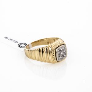 ANILLO 18K P. FINA