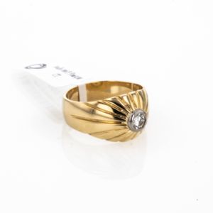 ANILLO 18K P. FINA 0,20 CT