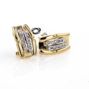 ARETES PIEDRAS FINAS 18K
