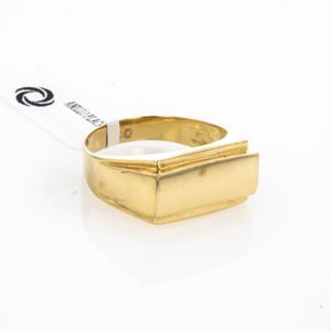 ANILLO PLACA 18K