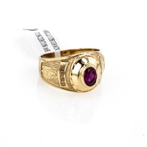 ANILLO DE GRADO CON ZIRCON 18K