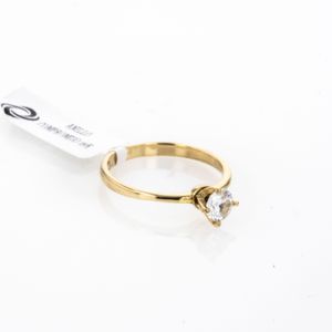 ANILLO COMPROMISO 18K