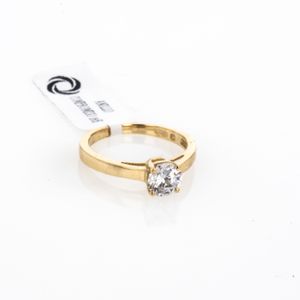 ANILLO COMPROMISO 18K