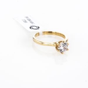 ANILLO COMPROMISO 18K