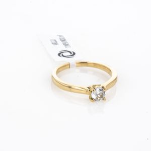 ANILLO COMPROMISO 18K