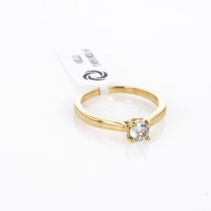 ANILLO COMPROMISO 18K