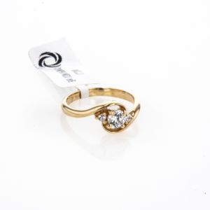 ANILLO COMPROMISO 18K