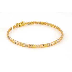 PULSERA 3 OROS 18K