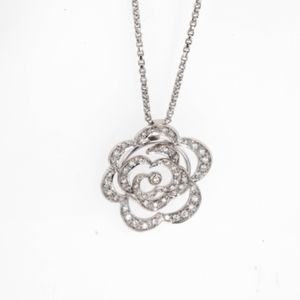 CADENA CON DIJE 18K ORO BLANCO P.FINA