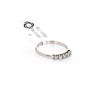 ANILLO CON PIEDRAS FINAS ORO BLANCO 18K