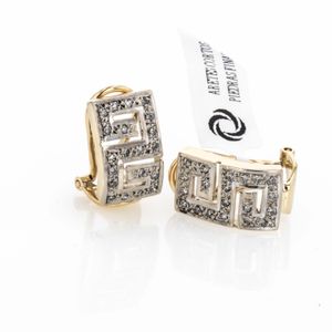 ARETES CORTOS PIEDRAS FINAS 18K