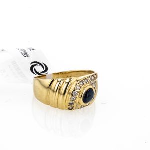 ANILLO PIEDRAS FINAS 18K