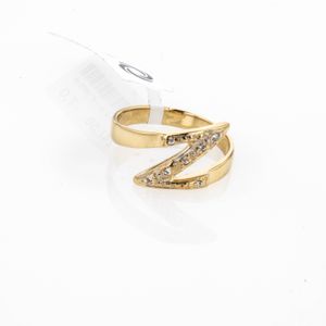 ANILLO ZIRCONES DAMA 18K