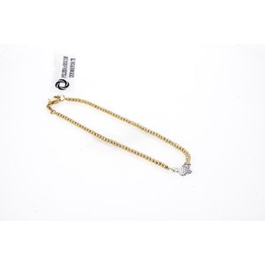 PULSERA 2 OROS CON DIJE MARIPOSA TK