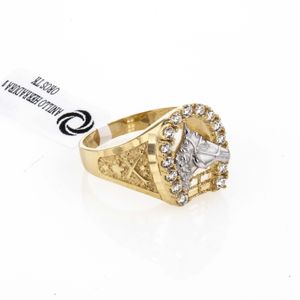 ANILLO HERRADURA 2 OROS TK