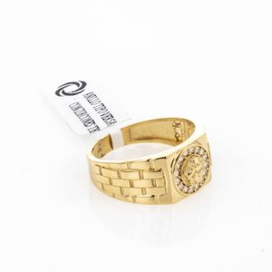 ANILLO TIPO VERSACE CON ZIRCONES TK