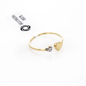 ANILLO CORAZON 2 OROS TK