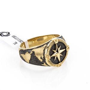 ANILLO BRUJULA 2 OROS TK