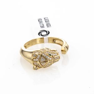 ANILLO PANTERA PIEDRA VERDE TK