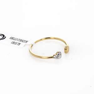 ANILLO 2 OROS CORAZONES TK
