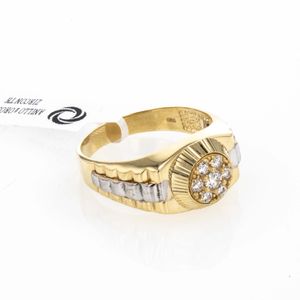 ANILLO ROLEX 2 OROS TK