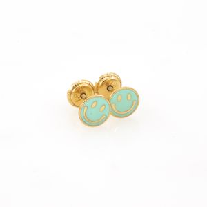 ARETES ORTOPEDICOS EMOJI TURQUESA ES