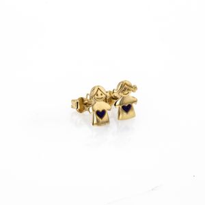 ARETES TOPOS NIÑA TK