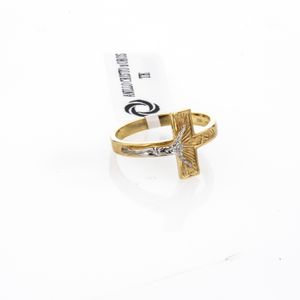 ANILLO CRISTO 2 OROS TK