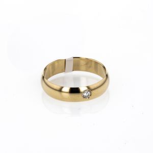ANILLO MATRIMONIO PIEDRA FINA