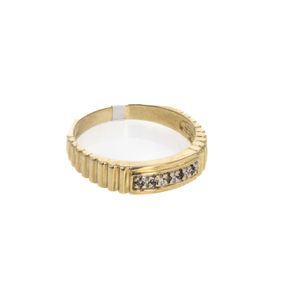 ANILLO 14K - P. FINA - 0,05 CT APROX