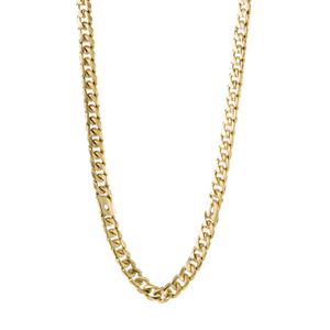 CADENA CUBANA ALTERNADA 18K