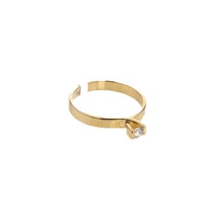 ANILLO COMPROMISO 18K