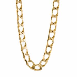 CADENA TEJIDO LOMO CORVINA 18K