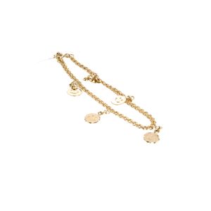 PULSERA TEJIDO CHINO CON DIJES 18K
