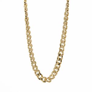 CADENA TEJIDO CUBANA 18K