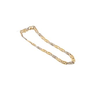 PULSERA OJO DE PAJARO 2 TONOS 18K