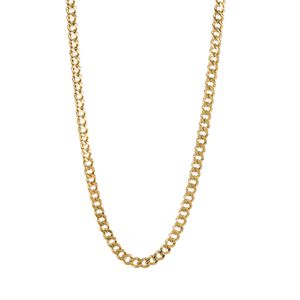CADENA TEJIDO CUBANA 18K