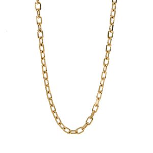 CADENA TEJIDO FORZADA 18K