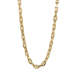 CADENA TEJIDO ANCLA 18K