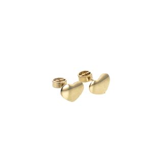 ARETES TOPOS CORAZON 18K