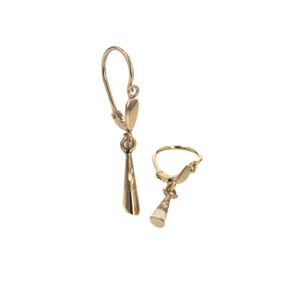 ARETES ZARCILLOS PATA DE CABRA 18K