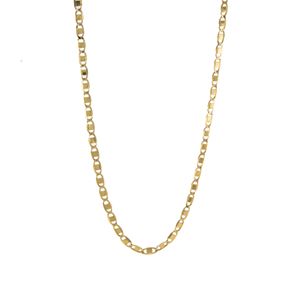 CADENA TEJIDO ANCLA 18K