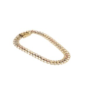 PULSERA BISMARK 3 COLORES 18K