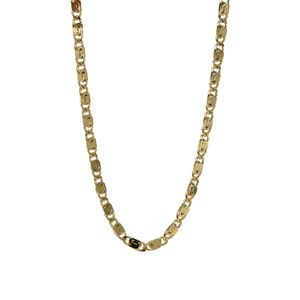 CADENA TEJIDO OJO DE PAJARO 18K