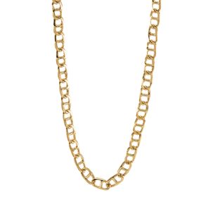 CADENA TEJIDO ANCLA 18K