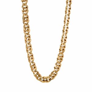 CADENA TEJIDO OJO DE PAJARO 18K