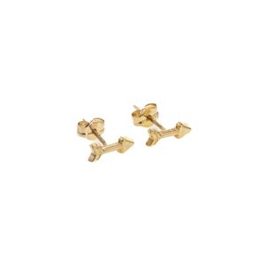 ARETES TOPOS FLECHAS 18K
