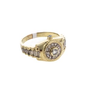 ANILLO 18K - 0.10 CT APROX