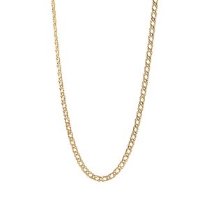 CADENA TEJIDO ROMBO 18K